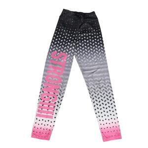 Justice Black Colorful Sprinkle Design STRONG Stretch Leggings | Size 16